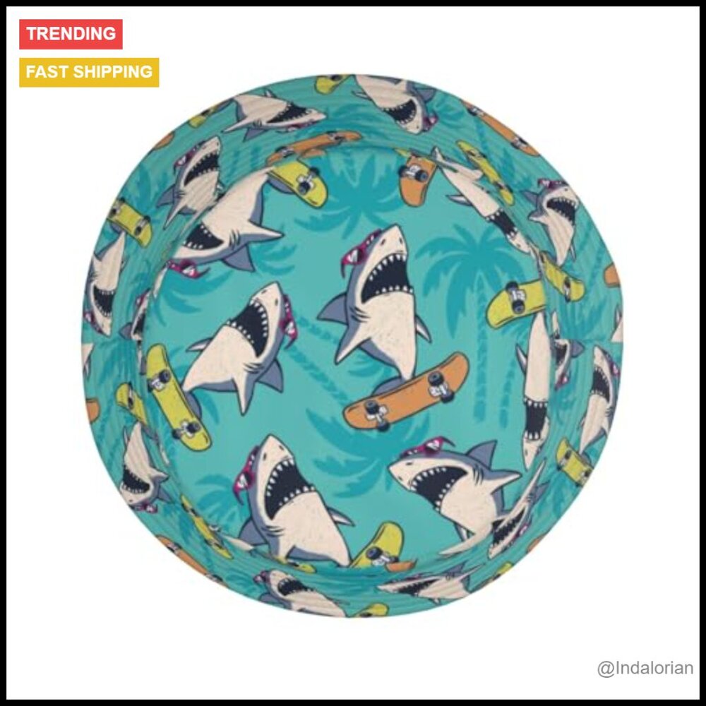 Packable Reversible Bucket Hat Sun Protection Lig… - image 3